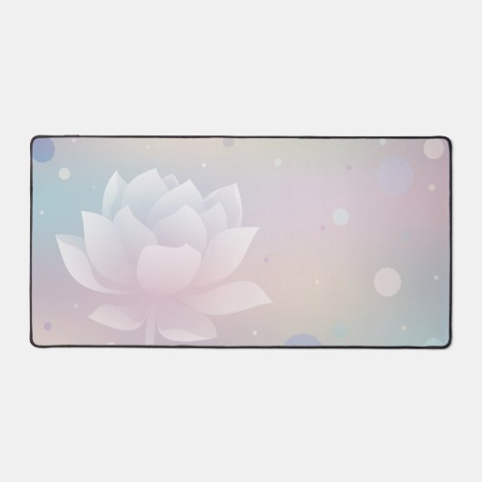 Kalmerende & Functionele Lotus Desk Mat (Voorkant)