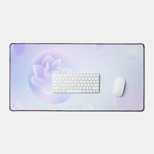 Kalmerende & Functionele Lotus Desk Mat (Keyboard & Muis)