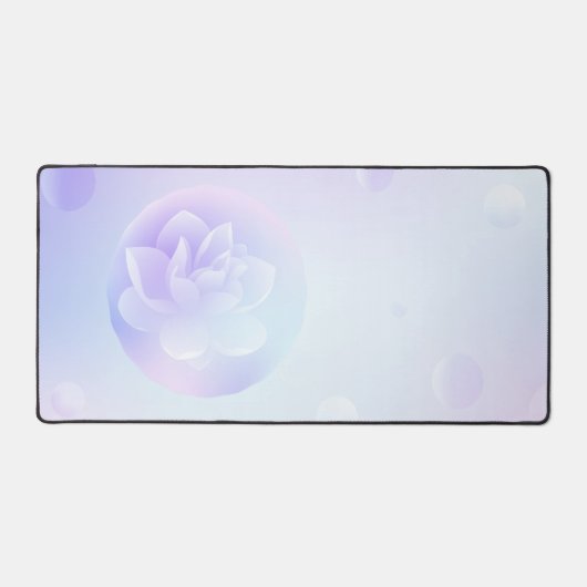 Kalmerende & Functionele Lotus Desk Mat (Voorkant)