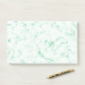 Kalmerende groene marmeren post-it notities post-it® notes (Op bureau)