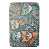 Kalmerende Katten 2 Badmat (Voorkant Verticaal)