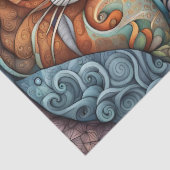 Kalmerende katten 2 tissue papier (Detail)