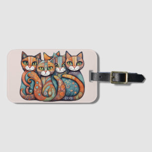 Kalmerende Katten 3 bagagelabel