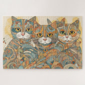 Kalmerende katten 4 puzzel (Horizontaal)
