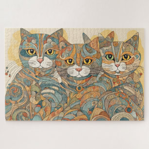 Kalmerende katten 4 puzzel