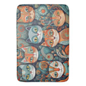 Kalmerende katten badmat (Voorkant Verticaal)