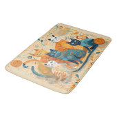 Kalmerende katten badmat (Gekanteld)