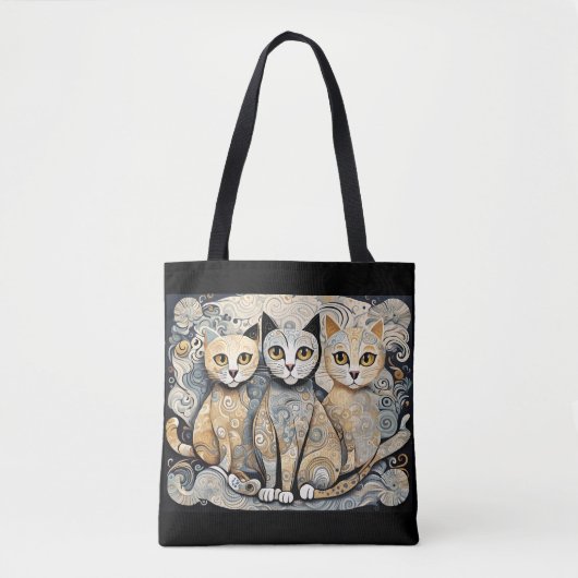 Kalmerende Katten canvas tas (Voorkant)