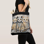 Kalmerende Katten canvas tas (Dichtbij)