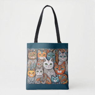Kalmerende Katten canvas tas