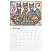 Kalmerende Katten Kalender (Mar 2026)