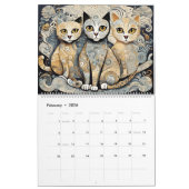 Kalmerende Katten Kalender (Feb 2026)