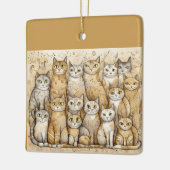 kalmerende katten ornament (Links)