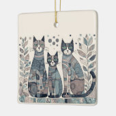 kalmerende katten ornament (Links)