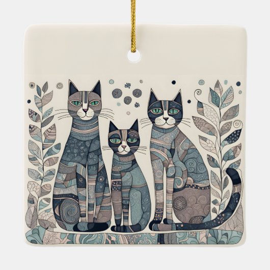 kalmerende katten ornament (Achterkant)