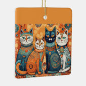 kalmerende katten ornament (Rechts)