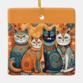 kalmerende katten ornament (Voorkant)