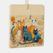 kalmerende katten ornament (Rechts)