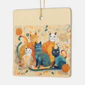 kalmerende katten ornament (Links)
