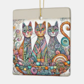 kalmerende katten ornament (Links)