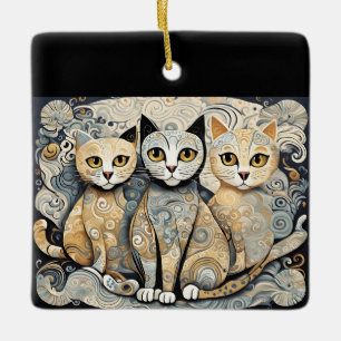 kalmerende katten ornament