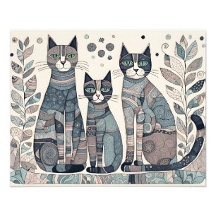 kalmerende katten poster