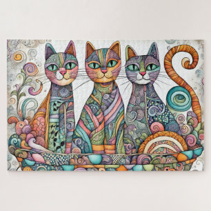 kalmerende katten puzzel