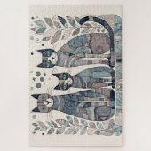 Kalmerende katten puzzel (Verticaal)