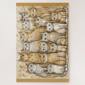 Kalmerende katten puzzel legpuzzel (Verticaal)