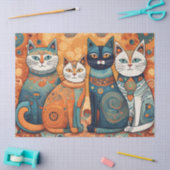 kalmerende katten tissue tissuepapier (Craft)