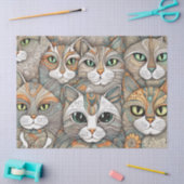 kalmerende katten tissue tissuepapier (Craft)