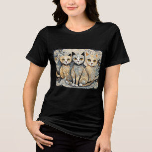 kalmerende katten Tri-Blend T-shirt