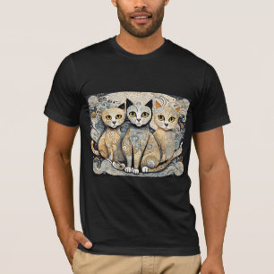 kalmerende katten Tri-Blend T-shirt