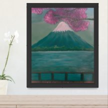Kalmerende natuur wandkunst