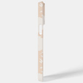 Kalmerende peachy damast HOUD KALM EN eet cupcakes Case-Mate iPhone Case (Achterkant / Rechts)