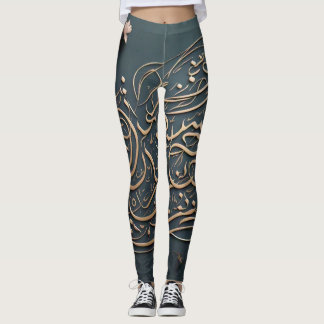 Kalmerende typografie Geavanceerd Laggings Design Leggings