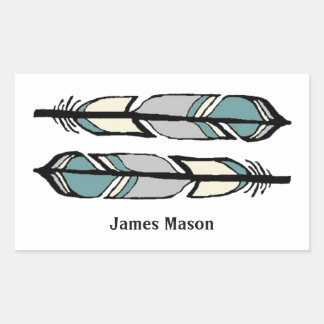 Kalmerende veren Stickers