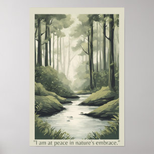 Kalmte binnen poster