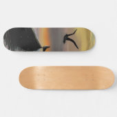 Kalmte - Waterverf Skateboard (Horizontaal)