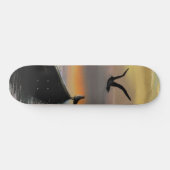 Kalmte - Waterverf Skateboard (Horizontaal)