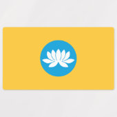 Kalmukse vlag labels (Design 2)
