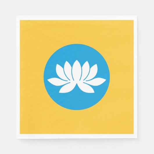 Kalmukse vlag servet (Voorkant)