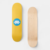 Kalmukse vlag skateboard (Voorkant)