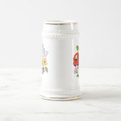 Kalocsa Embroidery - Hongaarse Folk Art Bierpul (Center)