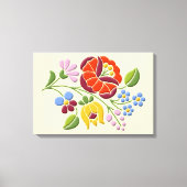 Kalocsa - Toile d'art populaire hongroise Imprimer (Recto)