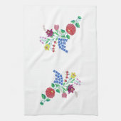 Kalocsai Bloemsteel Theedoek (Verticaal)