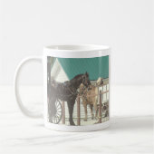 Kalona Amish Horses Koffiemok (Links)