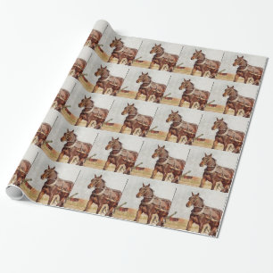 Kalona, Iowa Amish Horse en Buggy Cadeaupapier