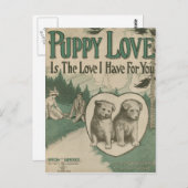 Kalverliefde Briefkaart (Voorkant / Achterkant)