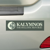 Kalymnos (klimmen) bumpersticker (Op auto)